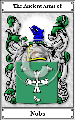 Nobs Family Crest Download (JPG) Book Plated - 300 DPI