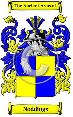 Noddings Family Crest/Coat of Arms