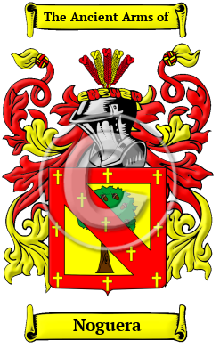 Noguera Family Crest/Coat of Arms