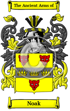 Noak Family Crest/Coat of Arms