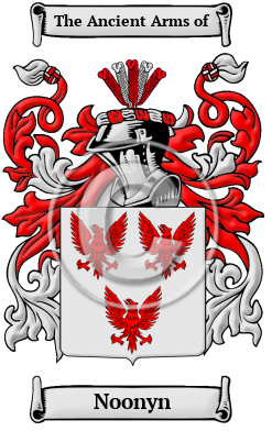 Noonyn Family Crest/Coat of Arms