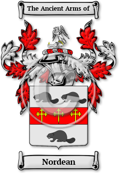 Nordean Family Crest Download (jpg) Legacy Series - 150 DPI