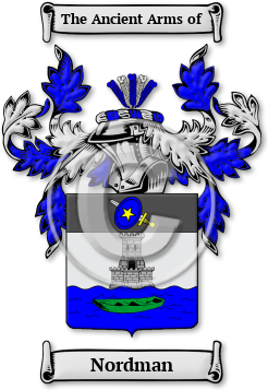 Nordman Family Crest Download (jpg) Legacy Series - 150 DPI