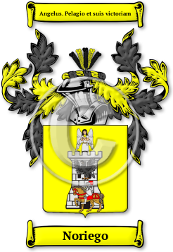 Noriego Family Crest Download (jpg) Legacy Series - 150 DPI