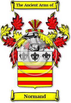 Normand Family Crest Download (JPG) Legacy Series - 600 DPI