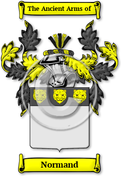 Normand Family Crest Download (jpg) Legacy Series - 150 DPI