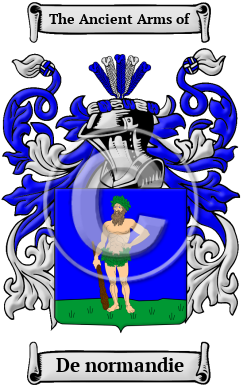 De normandie Family Crest/Coat of Arms