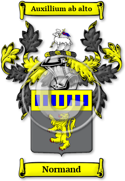Normand Family Crest Download (jpg) Legacy Series - 150 DPI