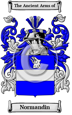 Normandin Family Crest/Coat of Arms