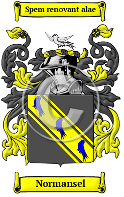 Normansel Family Crest/Coat of Arms