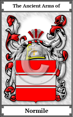 Normile Family Crest Download (JPG)  Book Plated - 150 DPI