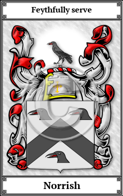 Norrish Family Crest Download (JPG)  Book Plated - 150 DPI