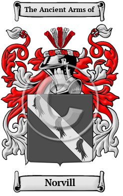 Norvill Family Crest/Coat of Arms