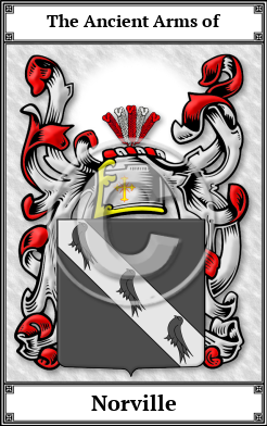 Norville Family Crest Download (JPG) Book Plated - 600 DPI