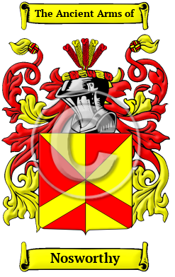 Nosworthy Family Crest/Coat of Arms