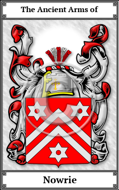 Nowrie Family Crest Download (JPG) Book Plated - 600 DPI