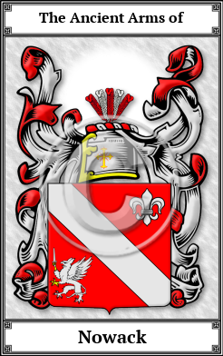Nowack Family Crest Download (JPG)  Book Plated - 150 DPI