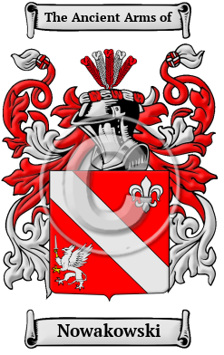 Nowakowski Family Crest/Coat of Arms