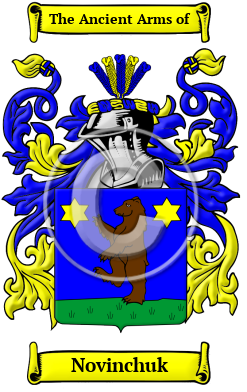 Novinchuk Family Crest/Coat of Arms