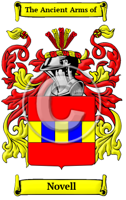 Novell Family Crest/Coat of Arms
