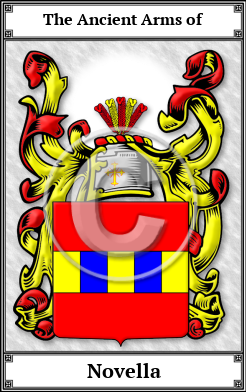 Novella Family Crest Download (JPG)  Book Plated - 150 DPI