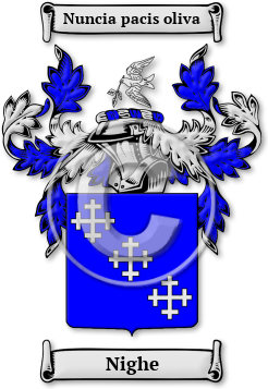 Nighe Family Crest Download (JPG) Legacy Series - 600 DPI