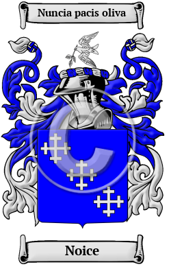 Noice Family Crest/Coat of Arms