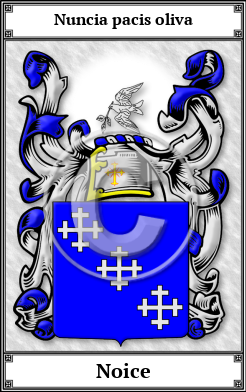 Noice Family Crest Download (JPG) Book Plated - 600 DPI