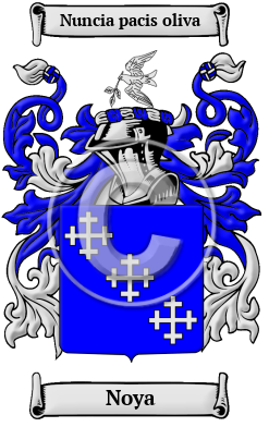 Noya Family Crest/Coat of Arms