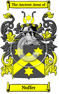 Nuffer Family Crest/Coat of Arms