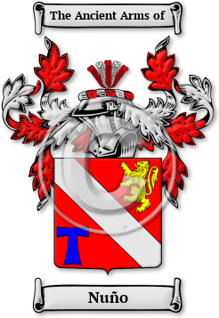 Nuño Family Crest Download (JPG) Legacy Series - 600 DPI