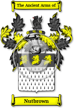 Nutbrown Family Crest Download (jpg) Legacy Series - 150 DPI