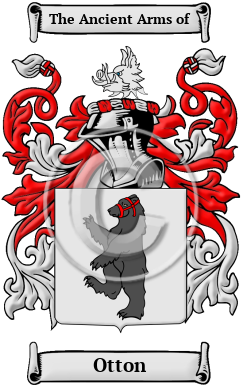 Otton Family Crest/Coat of Arms