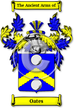 Oates Family Crest Download (JPG) Legacy Series - 600 DPI