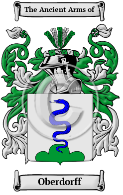Oberdorff Family Crest/Coat of Arms