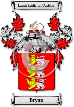Bryan Family Crest Download (jpg) Legacy Series - 150 DPI