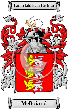 McBoiand Family Crest/Coat of Arms