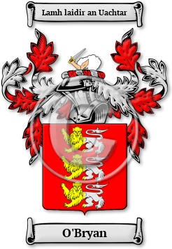 O'Bryan Family Crest Download (JPG) Legacy Series - 600 DPI