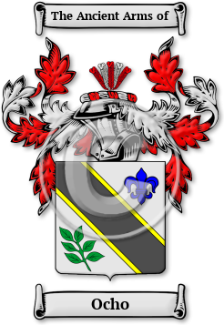 Ocho Family Crest Download (jpg) Legacy Series - 150 DPI