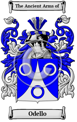 Odello Family Crest/Coat of Arms