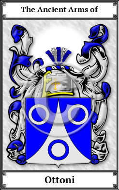 Ottoni Family Crest Download (JPG)  Book Plated - 150 DPI