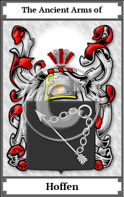 Hoffen Family Crest Download (JPG) Book Plated - 600 DPI