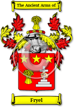 Fryel Family Crest Download (jpg) Legacy Series - 150 DPI