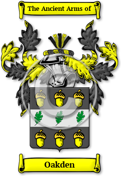 Oakden Family Crest Download (jpg) Legacy Series - 150 DPI