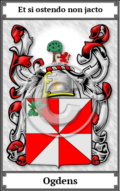 Ogdens Family Crest Download (JPG)  Book Plated - 150 DPI