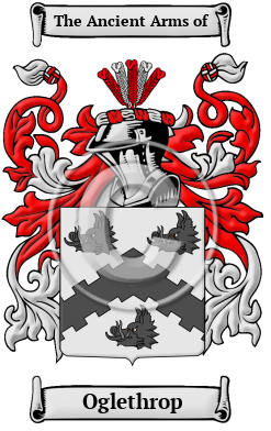 Oglethrop Family Crest/Coat of Arms