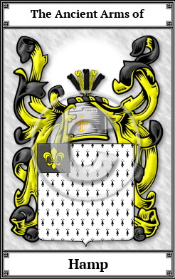 Hamp Family Crest Download (JPG)  Book Plated - 150 DPI