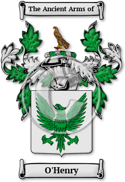 O'Henry Family Crest Download (jpg) Legacy Series - 150 DPI