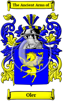 Oler Name Meaning, Family History, Family Crest & Coats of Arms