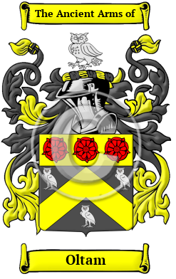 Oltam Family Crest/Coat of Arms